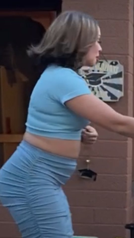 Ashlyn when she was overweight